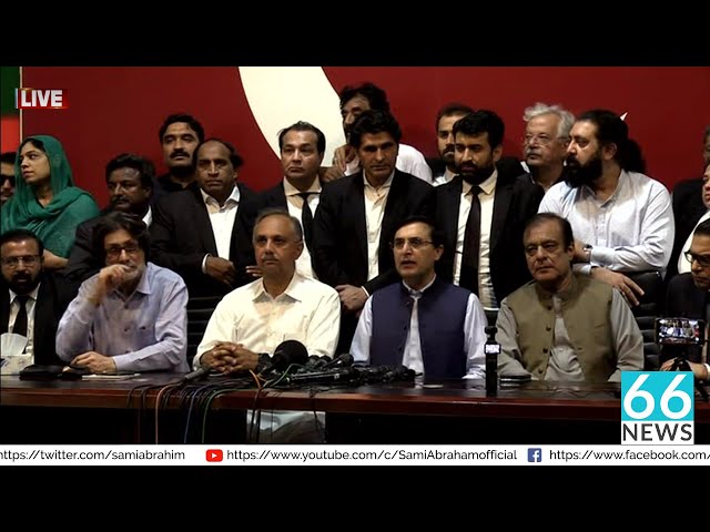 🔴LIVE FROM PTI SECRETARIAT  | PTI LEADERS PRESS TALK | 66 News