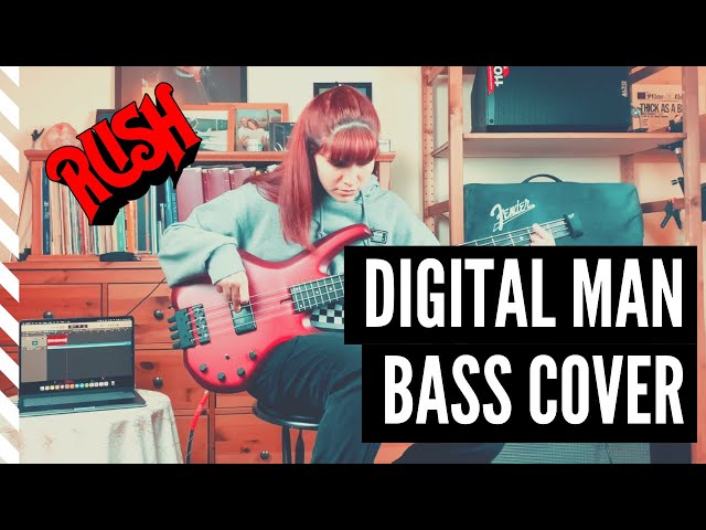 Digital Man - Rush, Bass Cover by Arianna De Lucrezia