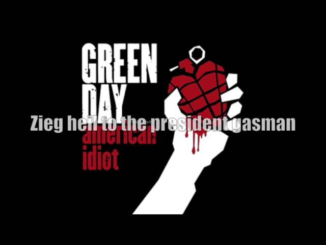 Green Day - Holiday [CLEAN LYRICS]