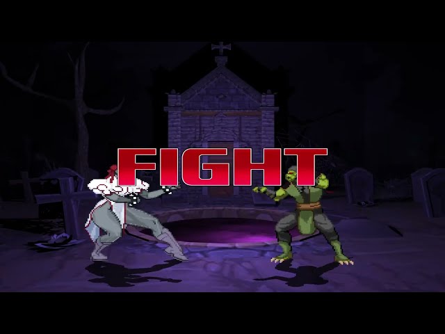 Ikemen  A.I Battles: Shadowlady vs Reptile [IKEMEN/3D STAGE/MUGEN]