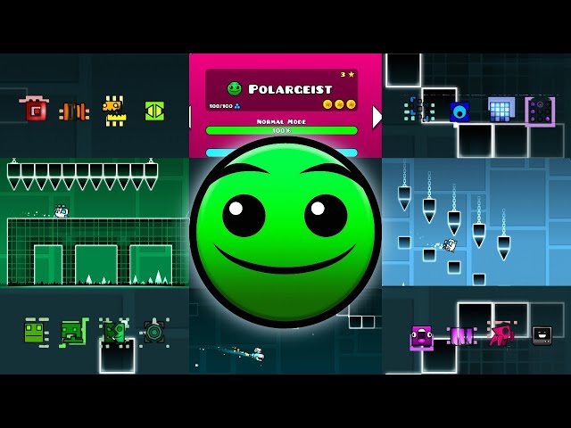 GEOMETRY DASH 2.2 Gameplay!POLARGEIST Level MASTERY! #geometrydash #trending #feed #gd #shorts #fyp