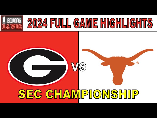 2024 SEC Championship - Georgia vs Texas | Full Game Highlights EVERY PLAY | College Football Wk 15