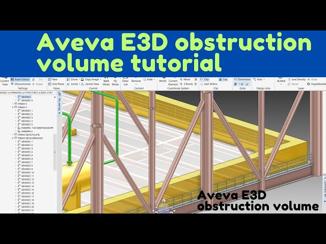 Aveva E3D Obstruction Volume Creation Tutorial