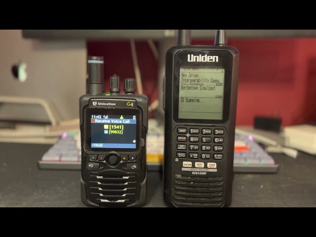 Unication G4 vs Uniden BCD436HP scanning NJ Interoperability Communications System