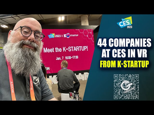 K-Startup - 44 Companies in One Day at CES 2023 in VR