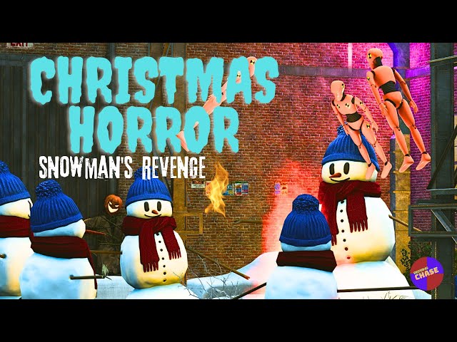 BeamNg.drive Horror Story #6💀😱 | Snowman's Revenge | Christmas Special