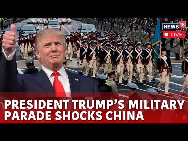 Trump's Show Of Strength As His Military Puts Up A Dynamic Show | China News Live |  US China | N18G