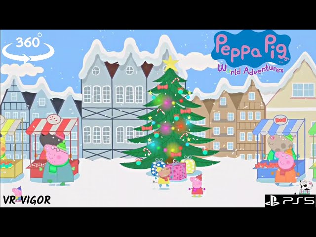 PEPPA PIG DECORATED CHRISTMAS TREE #peppapigenglish #ps5games #360vr