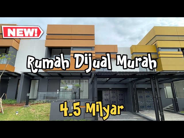 Rumah Dijual Murah di Cluster Mozart Summarecon Serpong