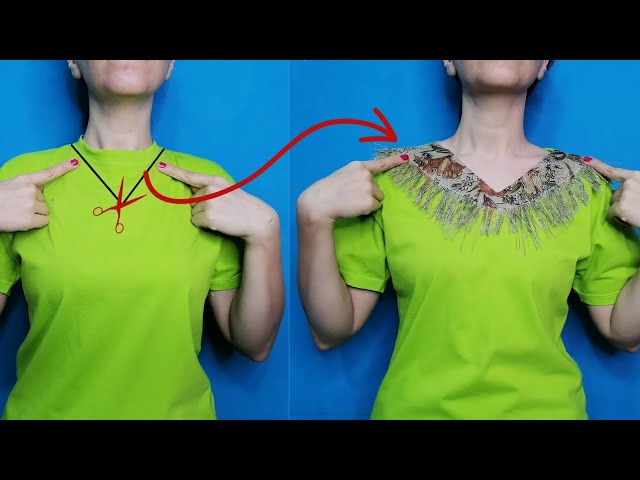 Magic Sewing Trick, How to Upsize a tight neckline easily and simply!