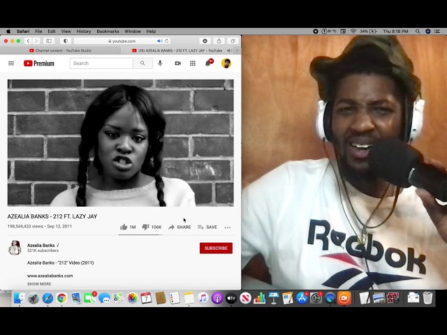 AZEALIA BANKS - 212 FT. LAZY JAY (Reaction)