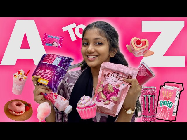 PINK💞💗 COLOR A to Z shopping CHALLENGE 🛍️ | LULU MALL A to Z Challenge