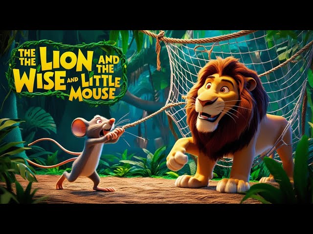 The Lion and the Wise Little Mouse | A Moral Story for Kids About Kindness and Friendship