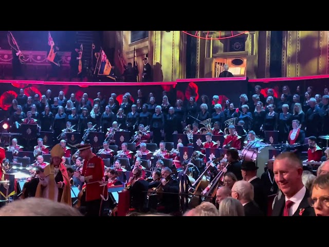 Festival of Remembrance 2024 after the show spot Tom Jones