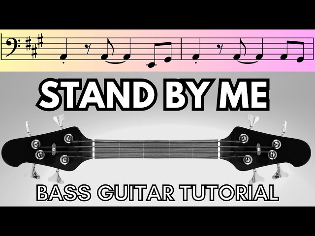 How To Play  🎶 Stand By Me by 🎤 Ben E. King On Bass Guitar  🎸