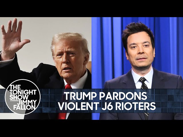 Trump Pardons Almost All of the Violent Jan. 6 Rioters, Signs "Gulf of America" Executive Order