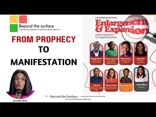 From Prophecy To Manifestation - Rev Oyiks Alfred - Mentorship - 10th December 2024