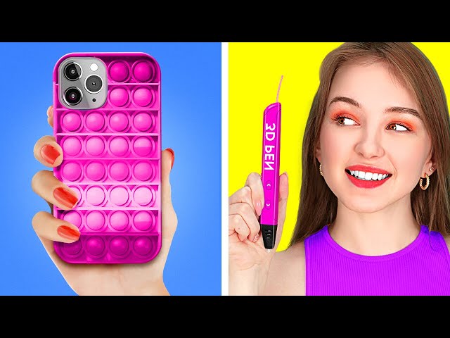 CUSTOMIZING PHONE IDEAS || Normal vs Rich Hacks And Creative Challenges by 123 GO! Planet