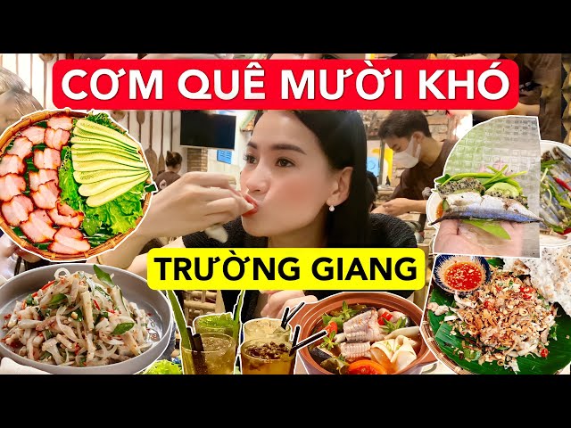 🔥 Lần đầu ăn thử Quán Cơm quê Mười Khó-Trường Giang | Ngon hay Dở???