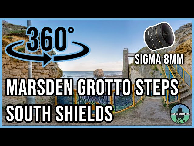 Marsden Rock and Grotto Steps, South Shields - 360 Degree Photography | Sigma 8mm Fisheye Lens