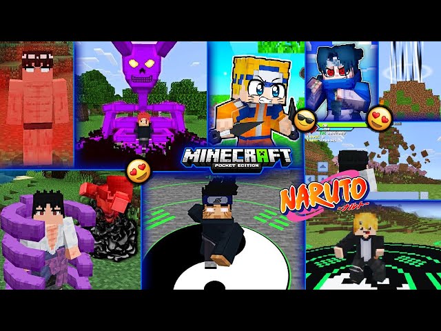 🥰LATEST BEST NARUTO MOD FOR MINECRAFT PE🔥| MCPE 1.20+