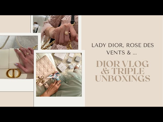 Triple Dior Unboxing, ABC Dior, Rose des Vents Ring, Dior Jewelry #dior #abcdior #rosedesvents