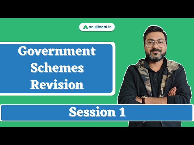 Government Schemes Revision | Session 1 - by Manish Mishra