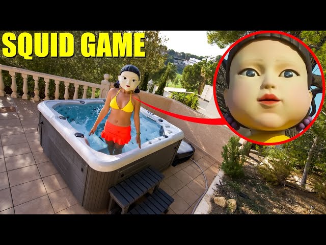 I CAUGHT SQUID GAME DOLL ON A HOT TUB DATE IN REAL LIFE! (SQUID GAME SEASON 2)