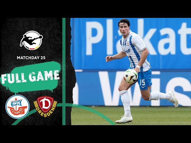 FC Hansa Rostock vs. Dynamo Dresden | Full Game | 3rd Division 2024/25