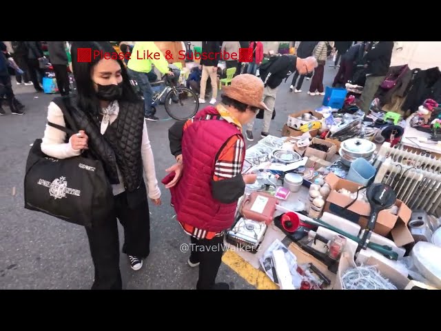 60 Seoul Flea Market with Too Much to See 동묘 시장. ビンテージ·マーケット. #Dongmyo #korea #travel #trip