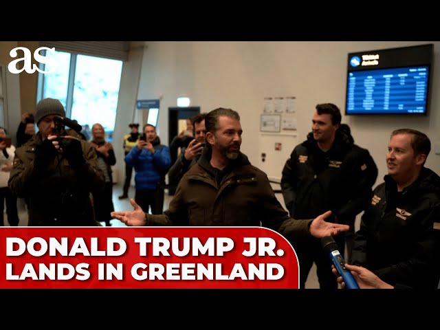 DONALD TRUMP JR. lands in GREENLAND amid US president-elect’s vow to 'MAKE GREENLAND GREAT AGAIN'