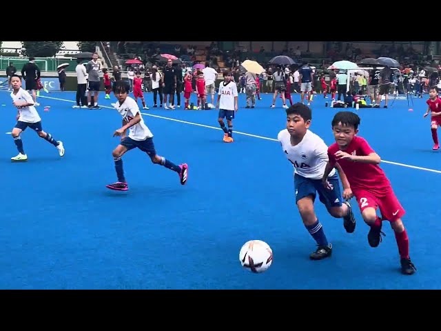 HKFC1 (white) VS LFC (red) 2:0 - HKFC Junior Soccer 7s Champ U9