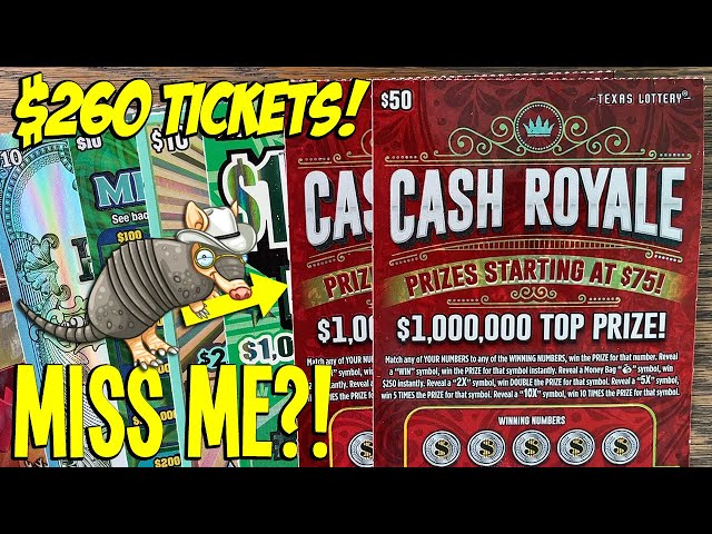 Biggest Win in Pack! $260 TEXAS LOTTERY Scratch Offs