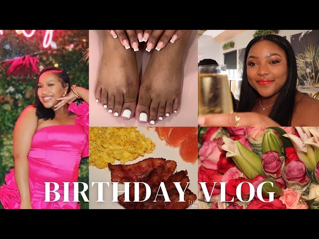 BIRTHDAY VLOG: HAPPY BIRTHDAY JOCEE + FLOWER BOUQUET +  MY FIRST APPOINTMENT AT PAMPER PARLOR