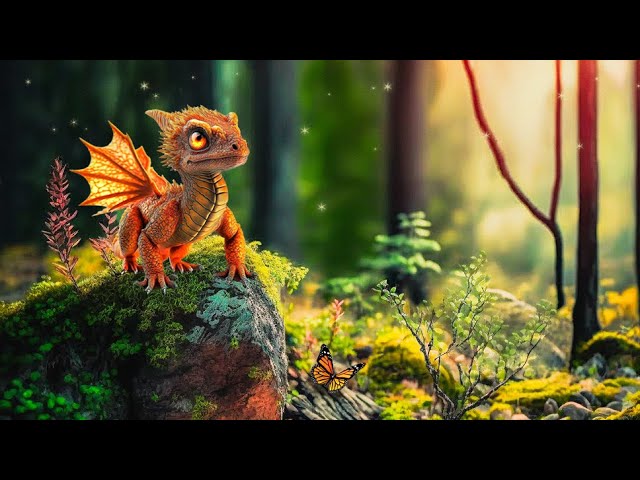 🌿Forest Dragon -Calming Fantasy Music [No Copyright] Relaxing Instrumental Magic Fairy Tale Ambience