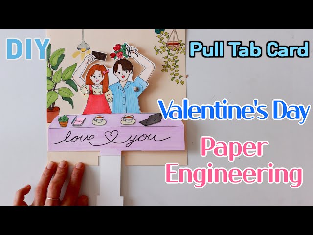 생일카드 만들기 Pull tap card :: Paper Engineering 페이퍼 엔지니어링 :: 팝업카드 만들기 (도안)