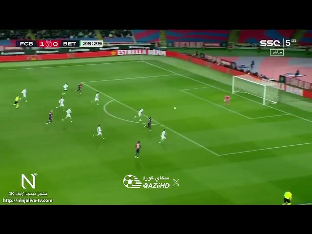 Jules Koundé GOAL 2-0 - FC Barcelona vs Real Betis Copa del Rey 2024-25 Round of 16