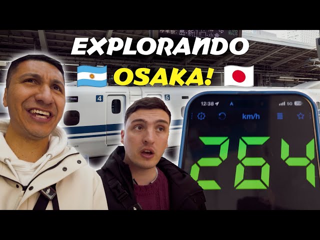 Osaka Exprés: Tren Shinkansen, Comida y Templos -EP. 3 🇯🇵🇦🇷