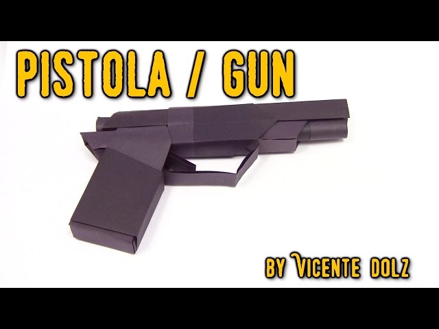 BEST COOL Origami paper gun