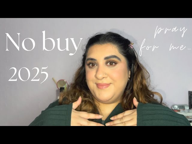 I’m doing a no buy for 2025! Here are my rules 🤪😭