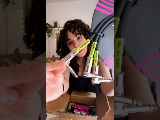 ASMR Unboxing 🦅 Ernie Ball Cables #ernieball #guitar