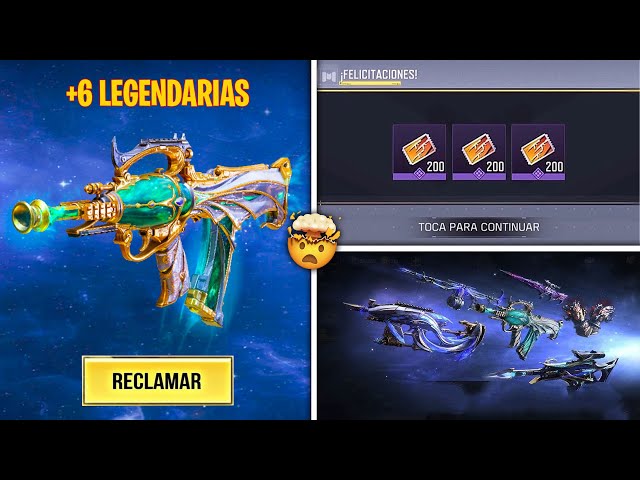 TRUCAZO para CONSEGUIR las 6 ARMAS LEGENDARIAS GRATIS en la ARMERIA ZODIACO en Cod Mobile