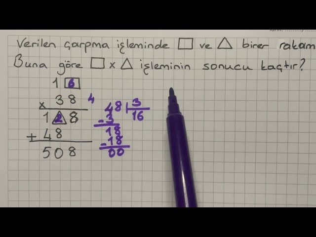 3.SINIF ÇARPMA İŞLEMİ.ÇARPMA İŞLEMİNDE VERİLMEYEN ÇARPANI VE RAKAMLARI BULMA.ELDELİ ÇARPMA #çarpma