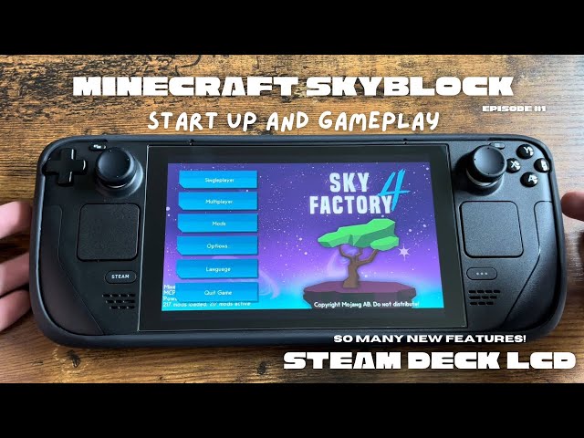 Minecraft (With Mods) | Steam Deck Gameplay