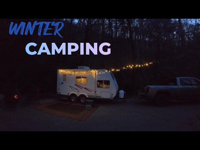 Winter Camping Blue Ridge Mountains.