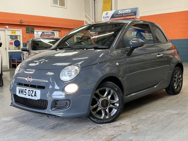 FIAT 500 1.2 S Hatchback 3 Door Petrol Manual Grey Euro 6