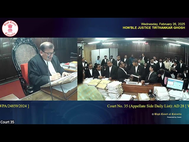 26 February 2025 | Court No. 35 | Live Streaming of the Court proceedings.