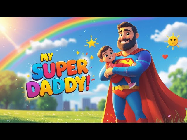 My Super Daddy! 🦸‍♂️ A Fun Kids Song & Nursery Rhyme About Family Love | TaleTwists