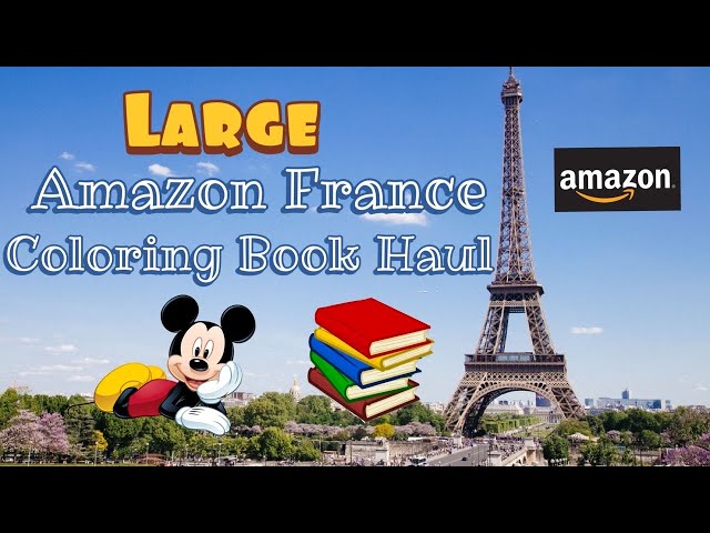 LARGE Amazon France Coloring Book Haul