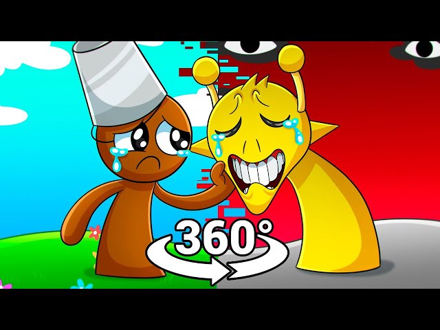 YELLOW SIMON is NOT A MONSTER! Incredibox Sprunki Animation 360° VR